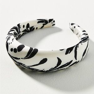 Anthropologie 70’s Floral Puffy Headband